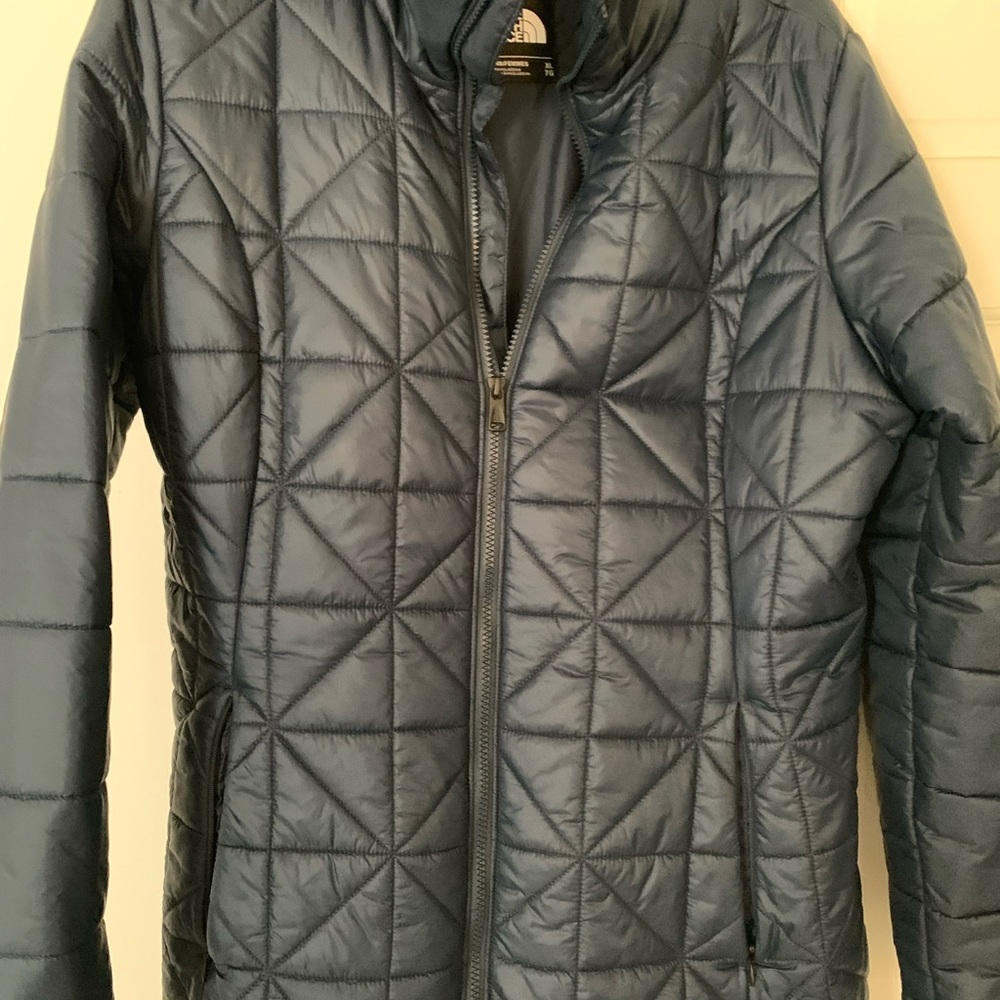 North Face quilted down puffer